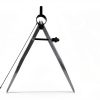 ZLKSKER Flat Leg Divider 8in Silver Alloy Steel Compass-2