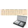 DISJEST Surface Roughness Comparator Set 30‑Piece Hardened Steel Ra-2