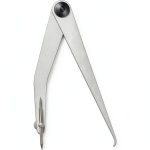 OMEX Precision Odd Leg Jenny Caliper 6 Inch 150mm Steel Layout Tool-0