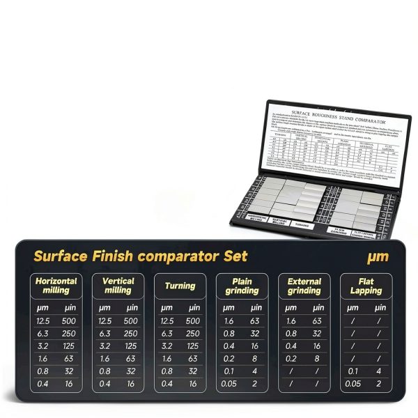 Graybean 30‑Piece Surface Roughness Gauge Set for Calibration-2