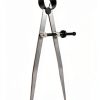 ZLKSKER Flat Leg Divider 8in Silver Alloy Steel Compass-0
