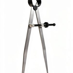 ZLKSKER Flat Leg Divider 8in Silver Alloy Steel Compass-0