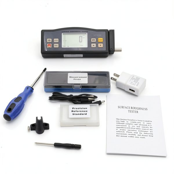 HOJILA Surface Roughness Gauge ISO DIN ANSI JIS Dual Ra Rz Battery-5