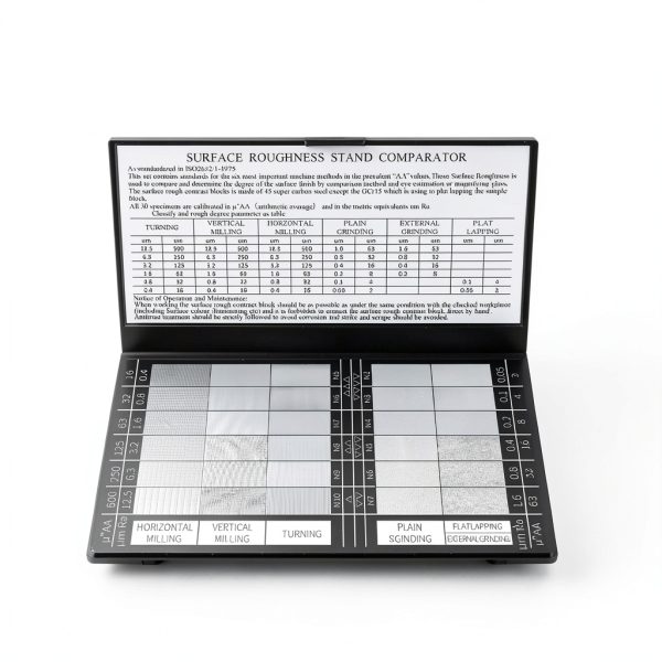 Healthible Surface Roughness Gauge Calibration Set 30 Levels Steel-2