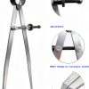 ZLKSKER Flat Leg Divider 8in Silver Alloy Steel Compass-4