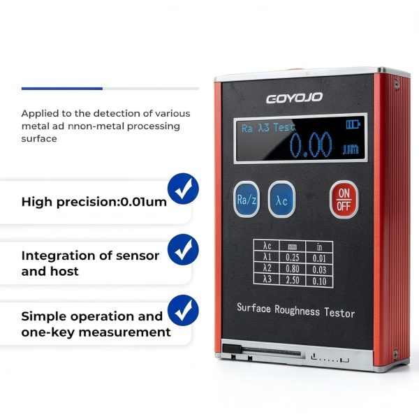 GOYOJO Surface Roughness Gauge 0.01μm Tester with OLED Display-1