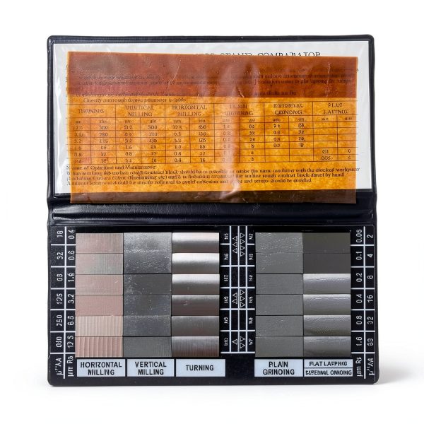 DISJEST Surface Roughness Comparator Set 30‑Piece Hardened Steel Ra-7