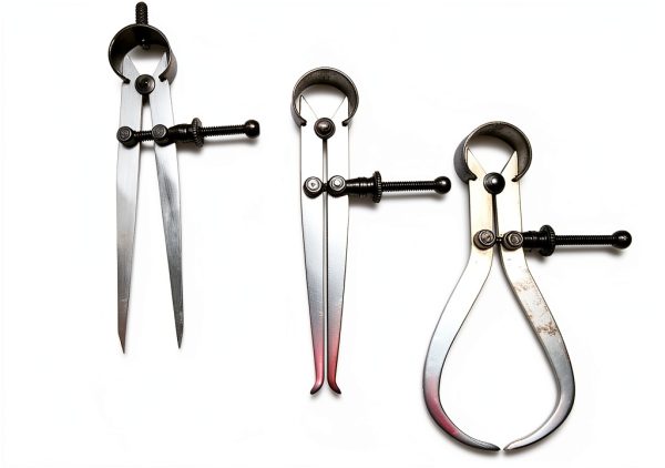 Harshit Export 3-Piece Caliper Set Inside/Outside Divider 12in 300mm-0