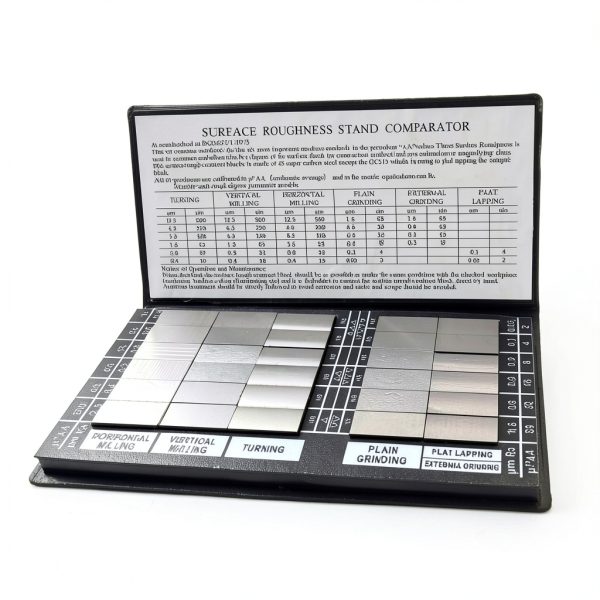 DISJEST Surface Roughness Comparator Set 30‑Piece Hardened Steel Ra-0