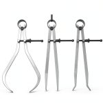 HDLNKAK 3‑Piece Caliper Set Carbon Steel Inside Outside Divider-0