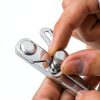 Wuta Leather 304 Stainless Steel Joint Caliper Divider Tool with-2