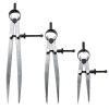 LDDHYH Carbon Steel Spring Wing Divider Compass 10‑inch Adjustable-0