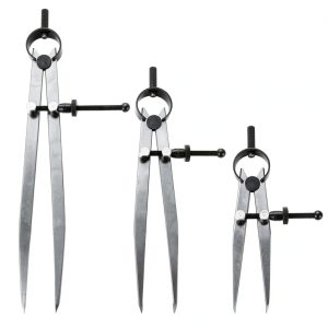 LDDHYH Carbon Steel Spring Wing Divider Compass 10‑inch Adjustable-0