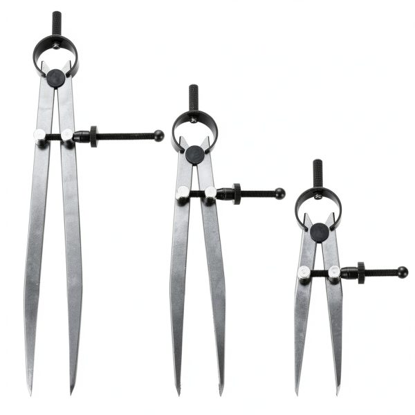 LDDHYH Carbon Steel Spring Wing Divider Compass 10‑inch Adjustable-0