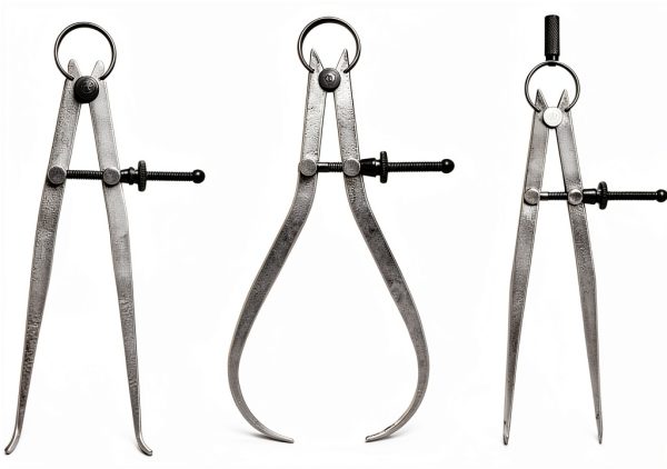 General Tools 6" Caliper and Divider Set 3 Piece Metal Precision-0