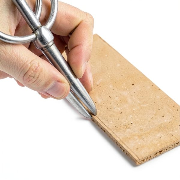 Wuta Leather 304 Stainless Steel Joint Caliper Divider Tool with-3