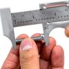 General Tools Slide Caliper #729, 16th and 32nd Graduation, 0 to 4-Inch Range, Inside and Outside Measurement-3