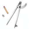 ALLY Tools 12 Inch Precision Locking Wing Divider/Woodworking Compass with Pencil Holder INCLUDES Two Pencils and Pencil Sharpener Ideal for Drawing, Drafting, Carpentry-3