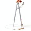 ALLY Tools 12 Inch Precision Locking Wing Divider/Woodworking Compass with Pencil Holder INCLUDES Two Pencils and Pencil Sharpener Ideal for Drawing, Drafting, Carpentry-1