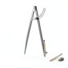 ALLY Tools 12 Inch Precision Locking Wing Divider/Woodworking Compass with Pencil Holder INCLUDES Two Pencils and Pencil Sharpener Ideal for Drawing, Drafting, Carpentry-5