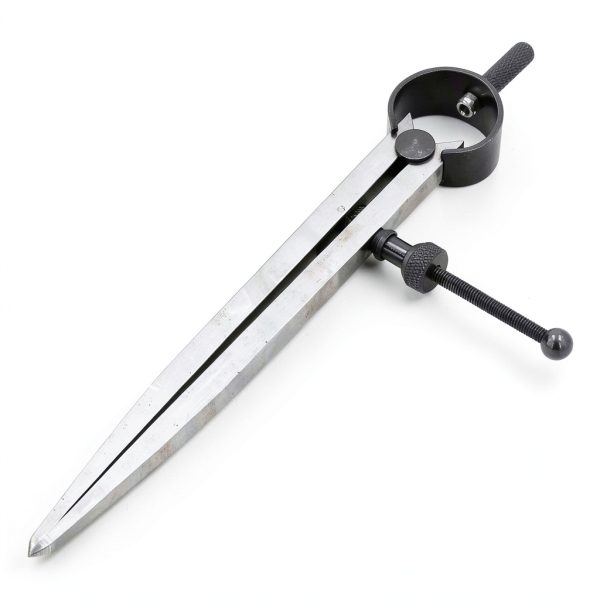 Dovetail Guide, Flat Leg Spring Marking Gauge 7.1in Adjustable Carbon Steel Woodworking Dividers Compass Caliper Marking, Industrial Feeler gauges-3
