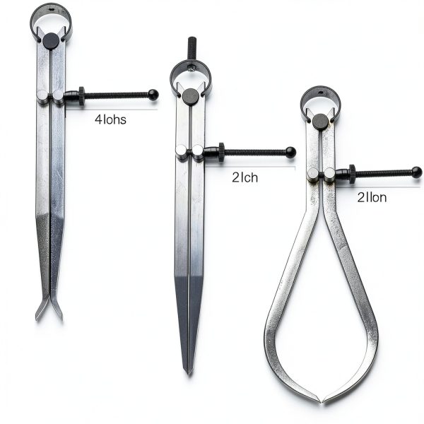 Acrux7 8 Inch Spring Caliper Set Carbon Steel Joint Calipers Divider-1