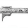General Tools Slide Caliper #729, 16th and 32nd Graduation, 0 to 4-Inch Range, Inside and Outside Measurement-0