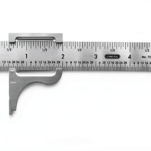 General Tools Slide Caliper #729, 16th and 32nd Graduation, 0 to 4-Inch Range, Inside and Outside Measurement-0
