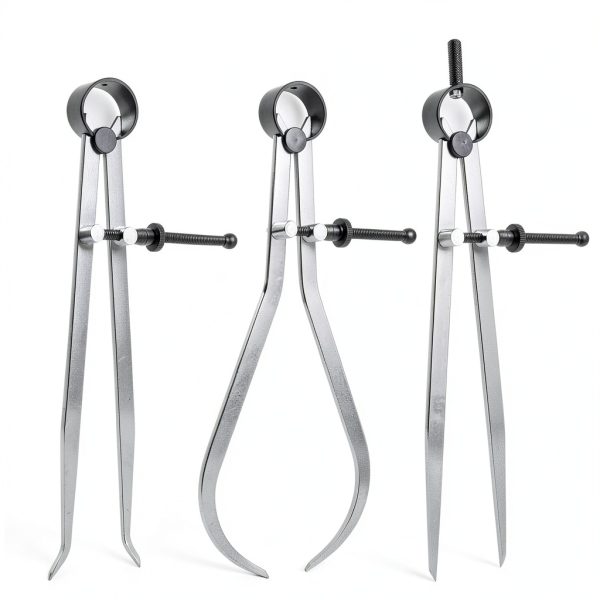 Acrux7 8 Inch Spring Caliper Set Carbon Steel Joint Calipers Divider-2